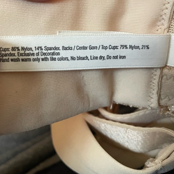 Le Mystère Nude Lace Underwire Sophia T Shirt Bra 34DDD Full Figure Like NEW 34F - Picture 5 of 7